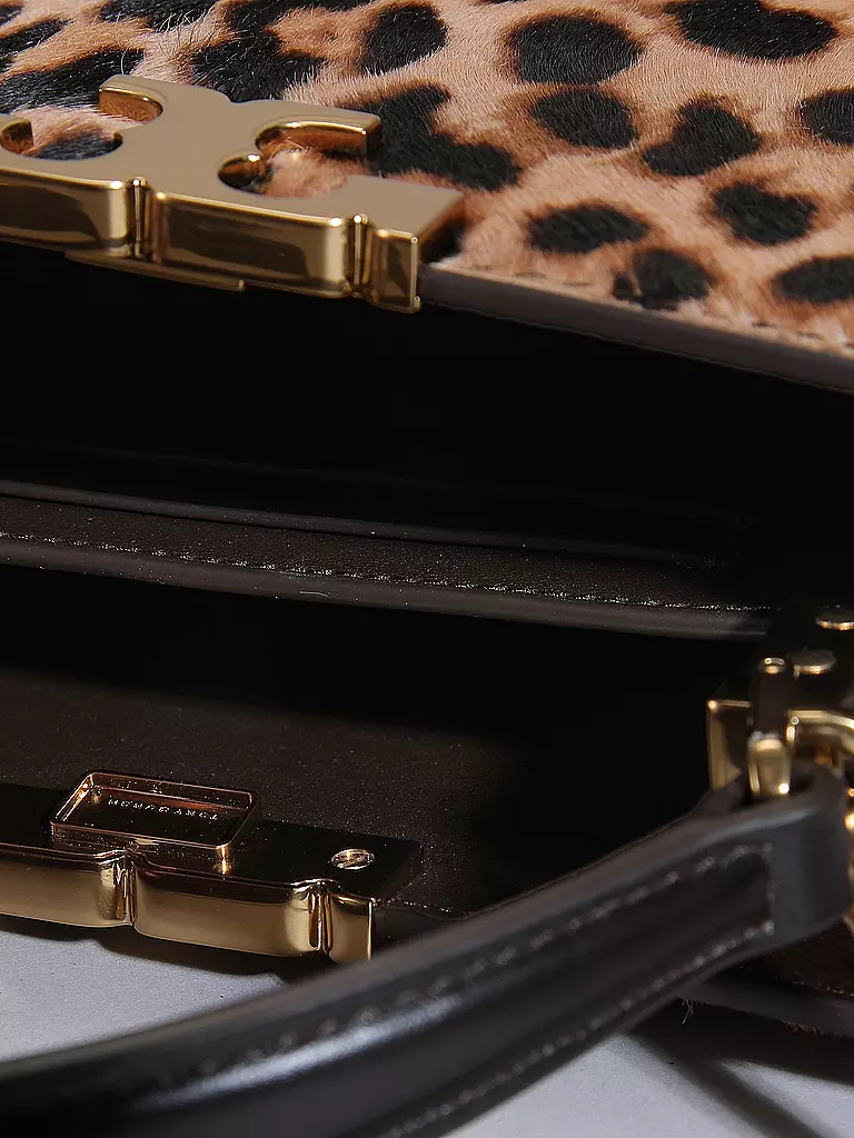 TORY BURCH Ledertasche - Henkeltasche ELEANOR Mini braun
