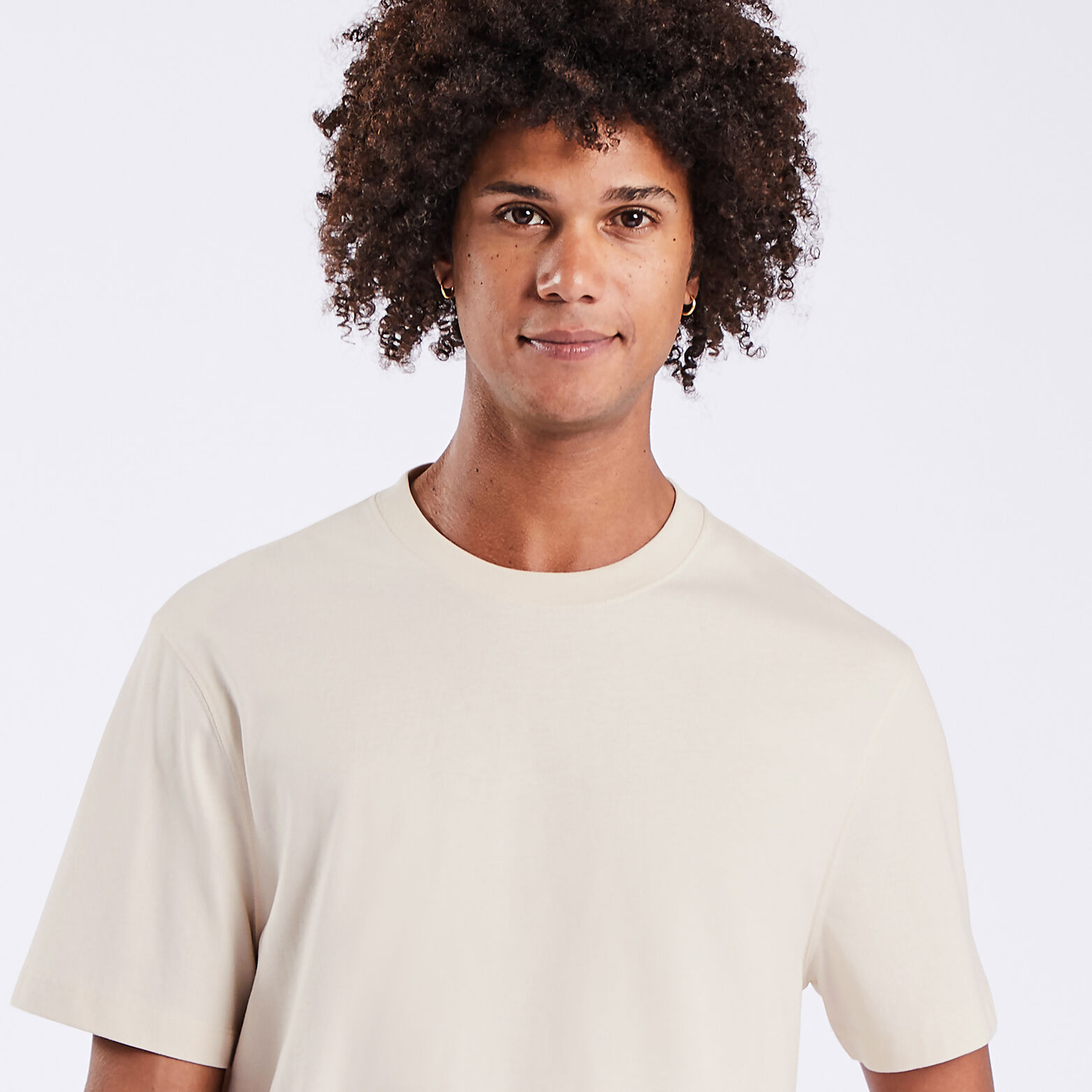 Tee shirt 'le parfait by JULES' coton issu de l'ag Beige