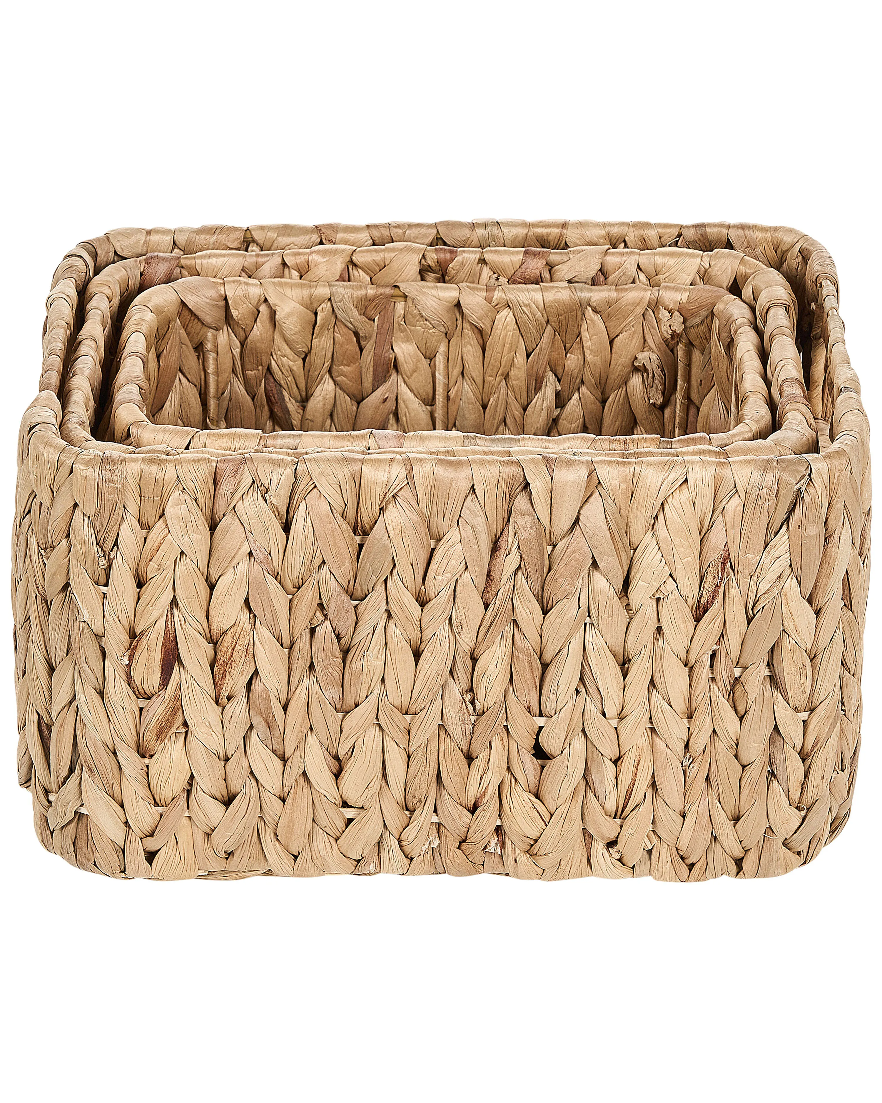Set van 3 manden HANOI Wicker Natuurlijk