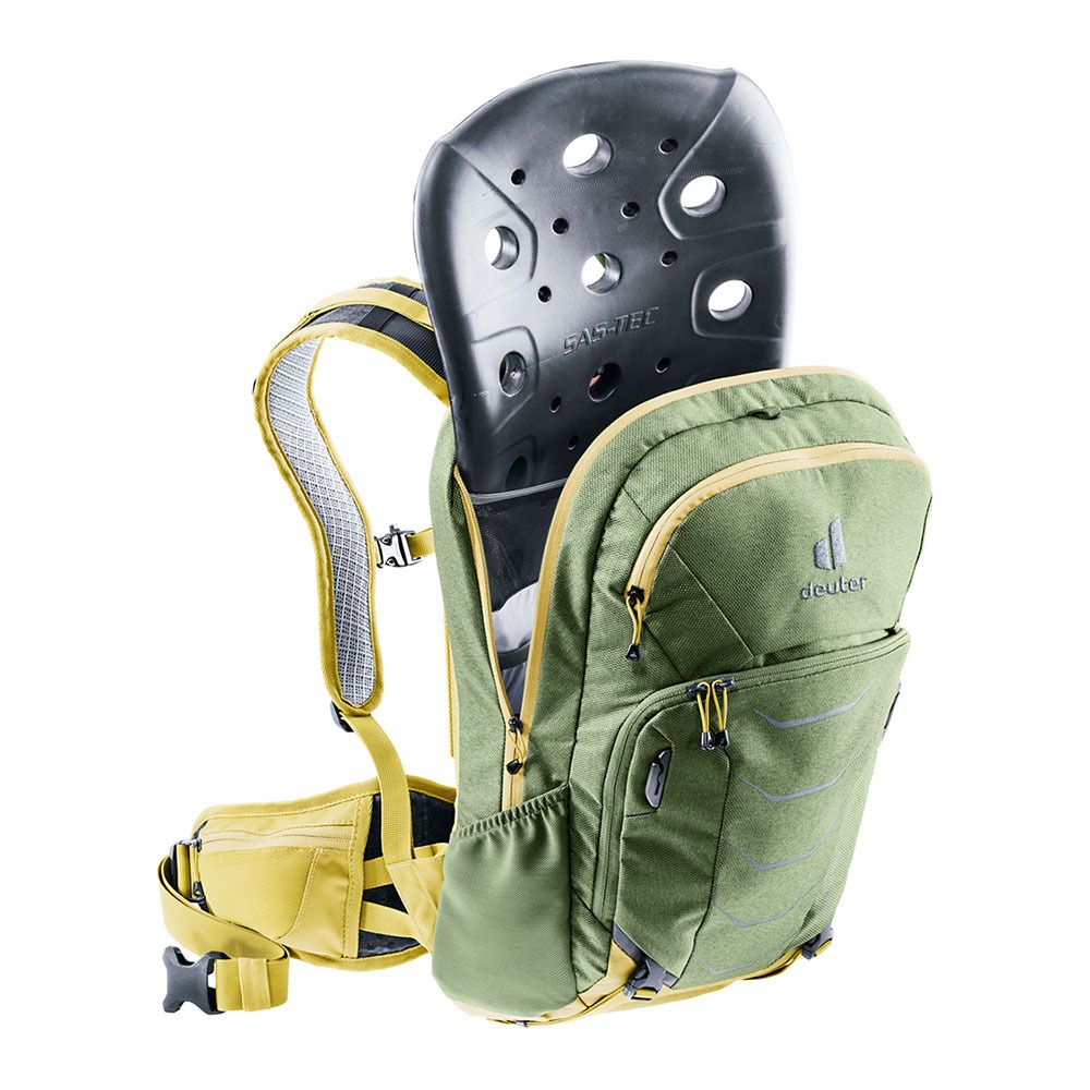 Deuter ATTACK 16L - Sac À dos khaki/turmeric