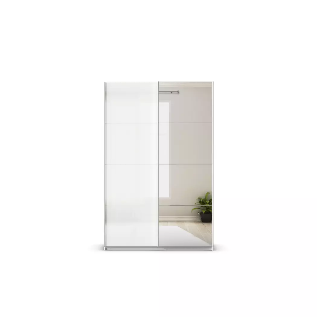 Schwebetürenschrank Quadra 136 x 210 cm