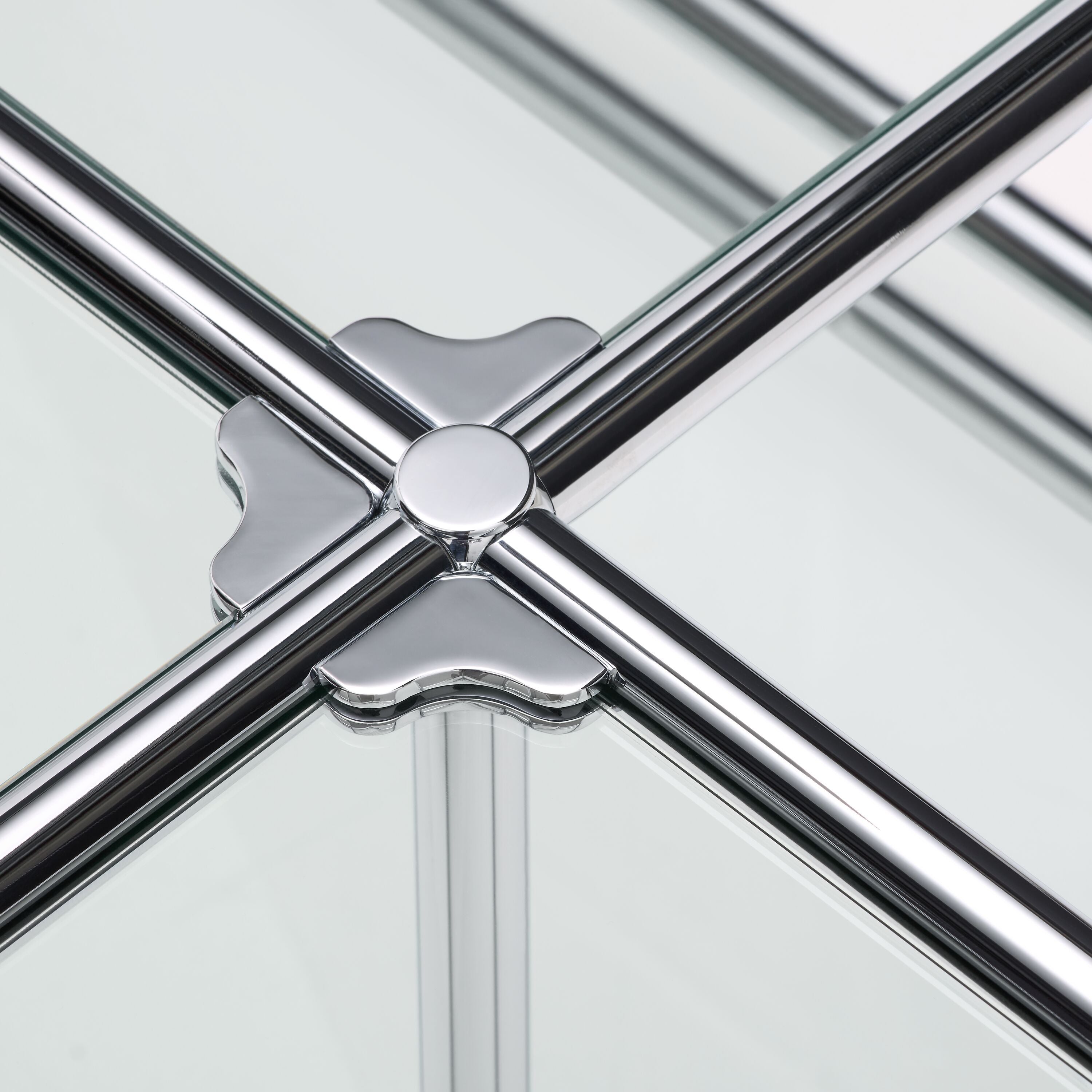 FLEXCUBE_Salontisch_Glas_weiss_152x116 - Weiss / B: 152.5 cm x T: 115.0 cm x H: 49.0 cm
