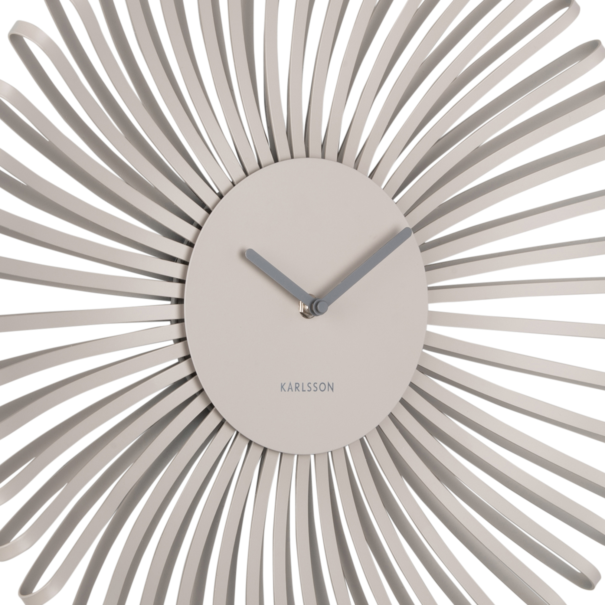 Wandklok Polo Warmgrijs