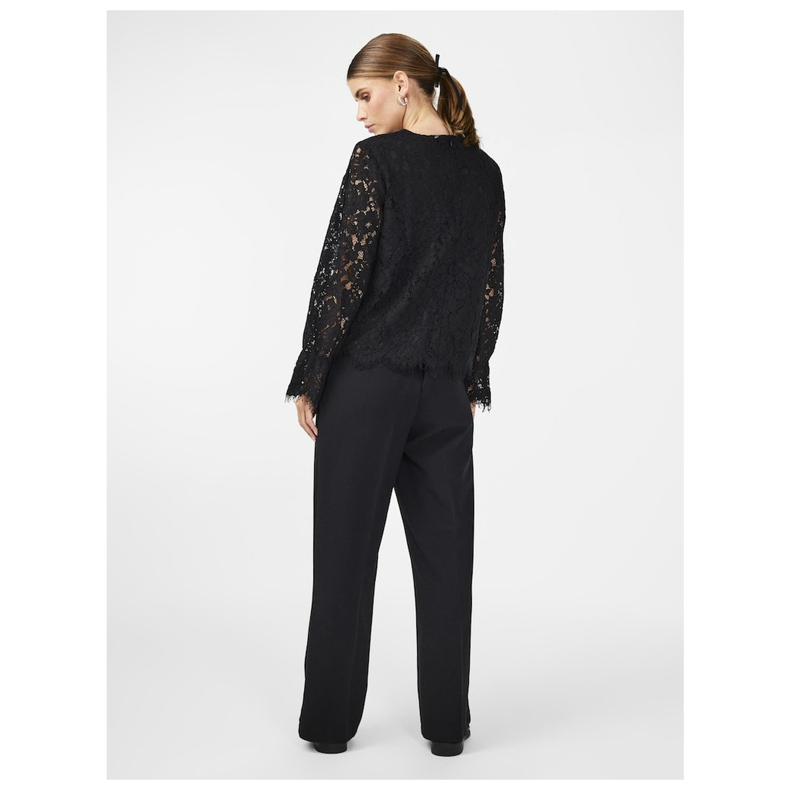 Y.A.S YASPERLA LS LACE TOP S. NOOS