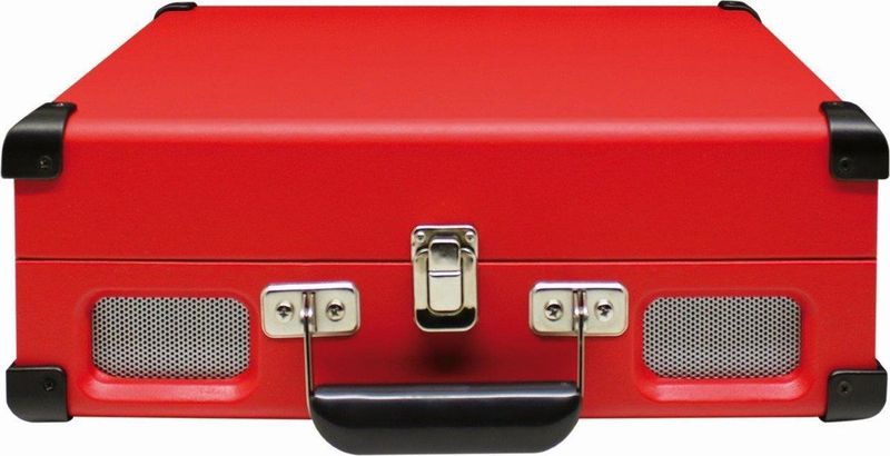Soundmaster PL580RO - Koffermodel platenspeler, rood