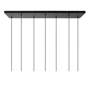Lucide hanglamp Marius 7x40W zwart