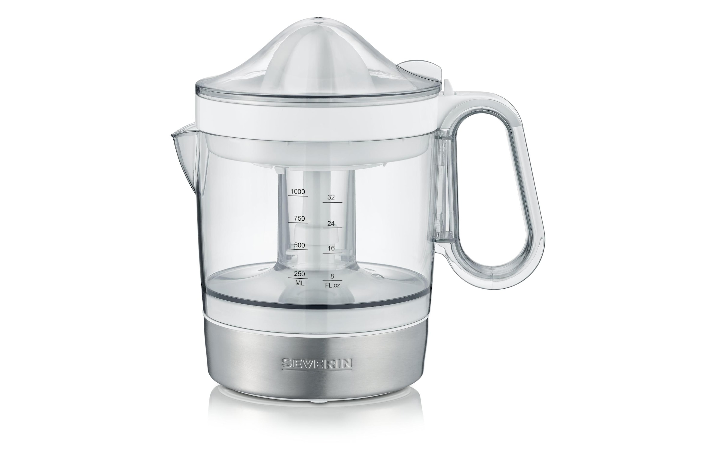 Severin Zitruspresse »CP 3535 Weiss« 85 W 2 Kegel, Saftbehälter