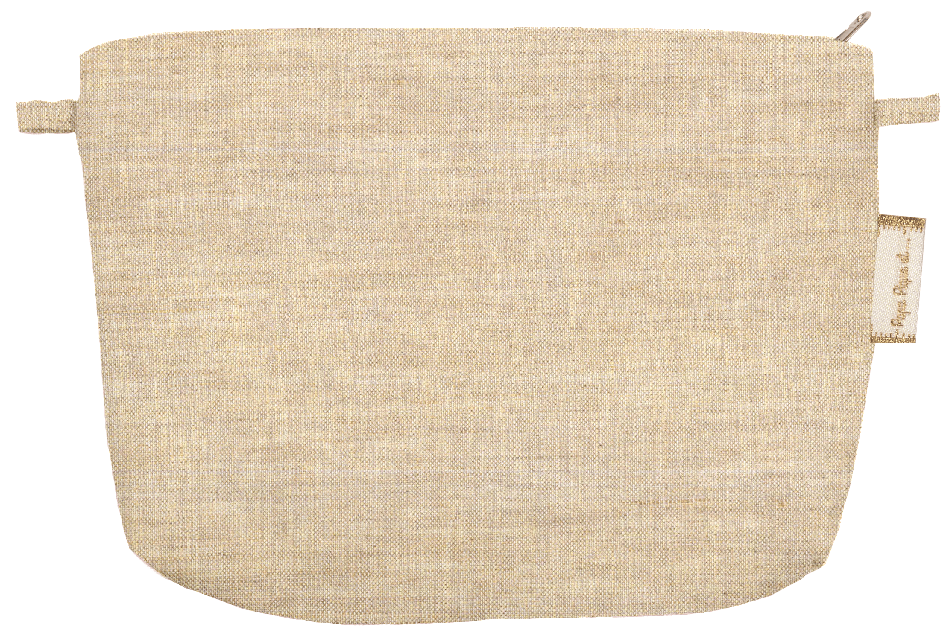 Pochette Tissu Lin Pailleté