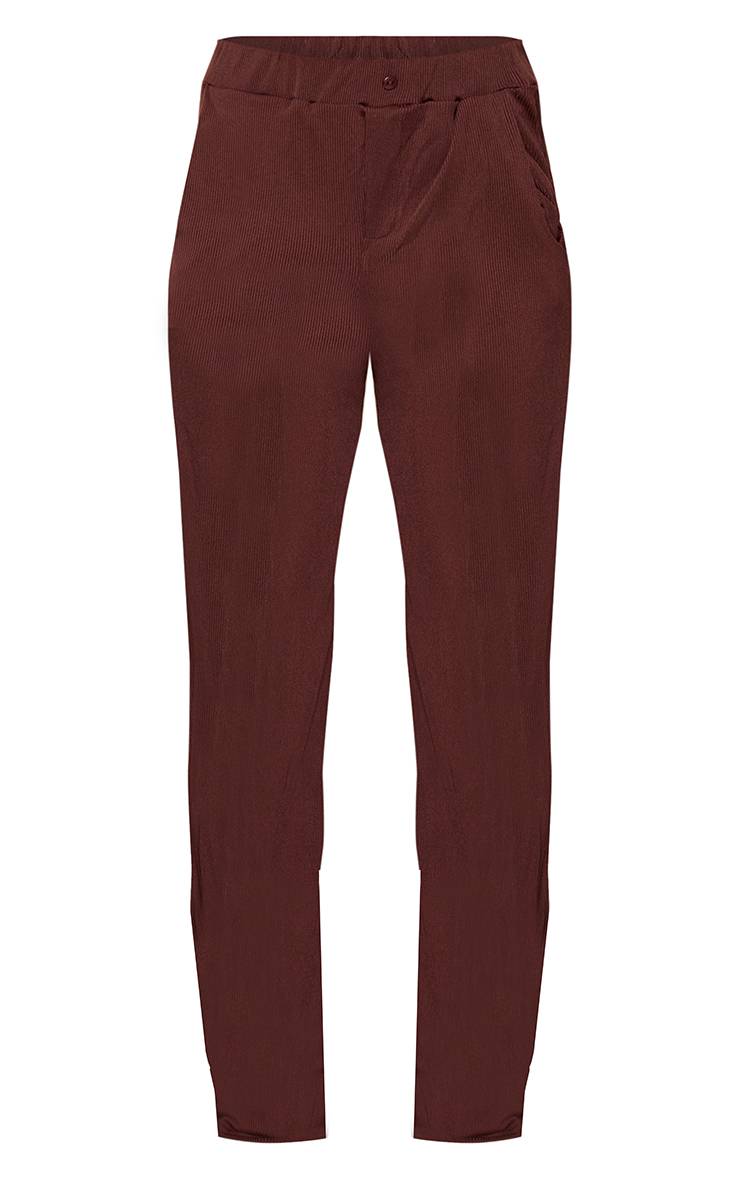 Chocolat Pantalon Large Boyfriend Chocolat