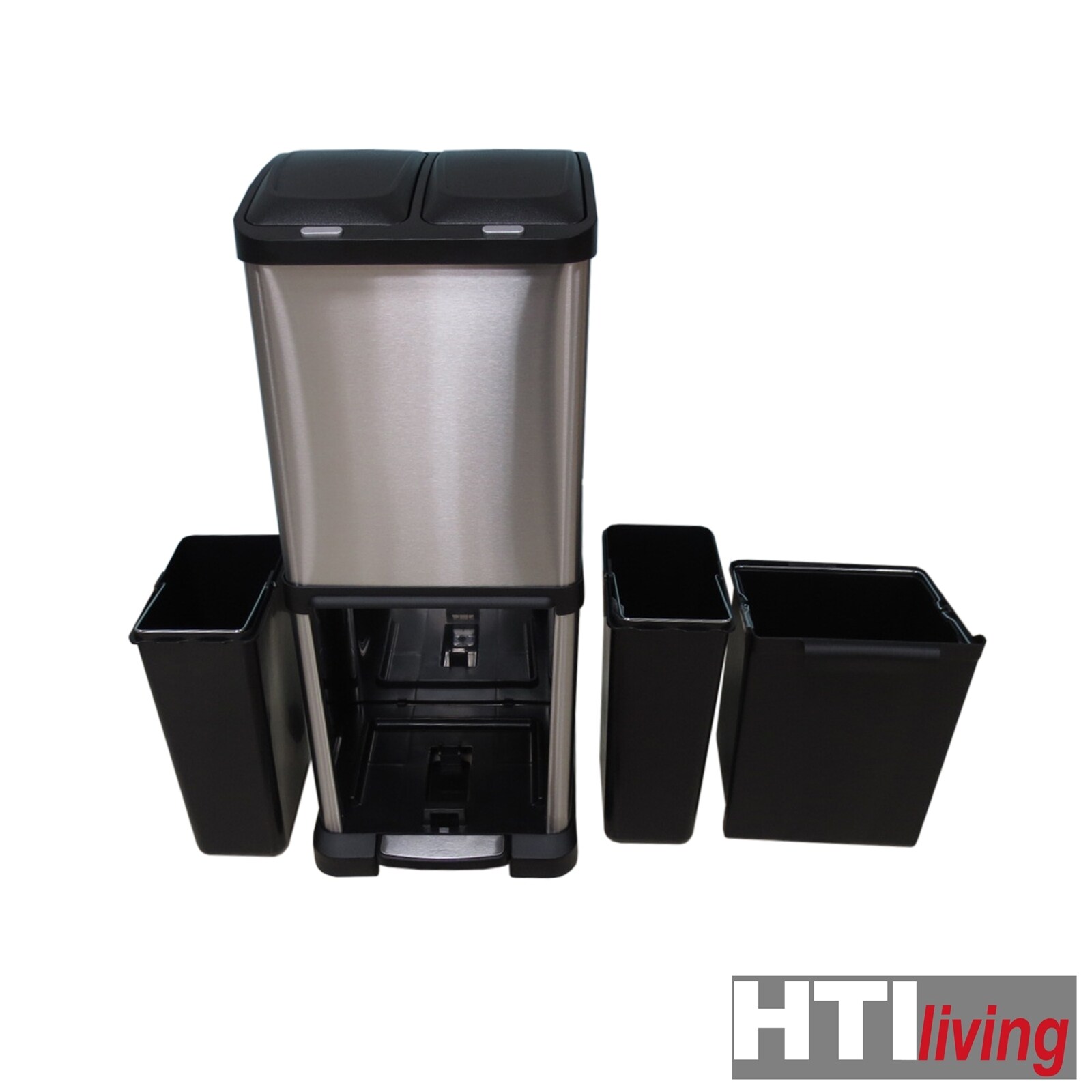 HTI-Living Mülleimer Vivo 2x 8 l + 16 l