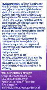Davitamon Vitamine D 50  Tabletten 2x250TB