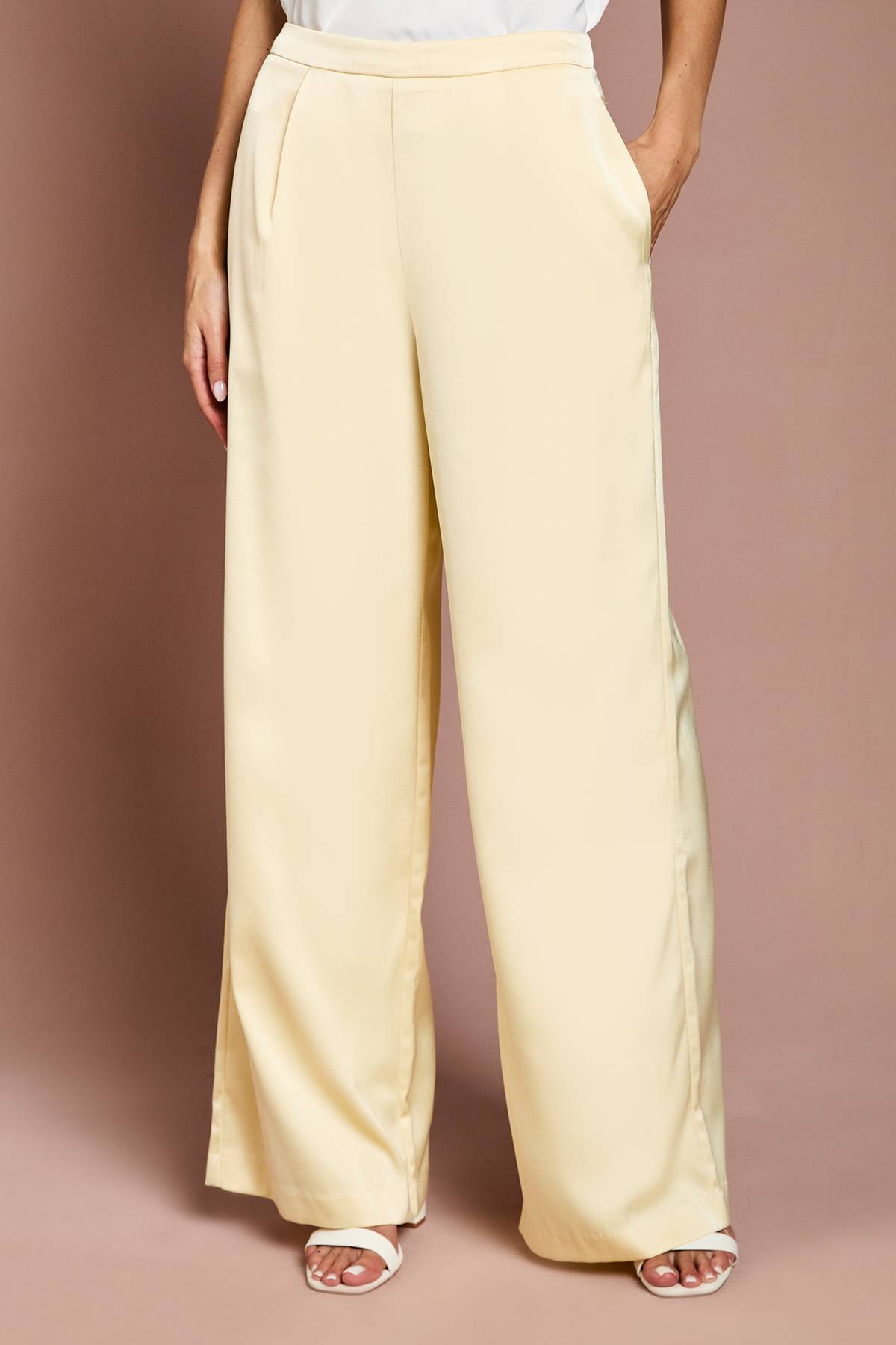Coast Pantalon Évasé En Satin