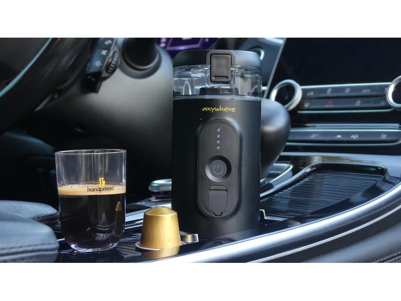 Handpresso Reisekaffeemaschine E-Presso 21700 Kapseln, Kaff Tragbare Espressomaschine mit Akku