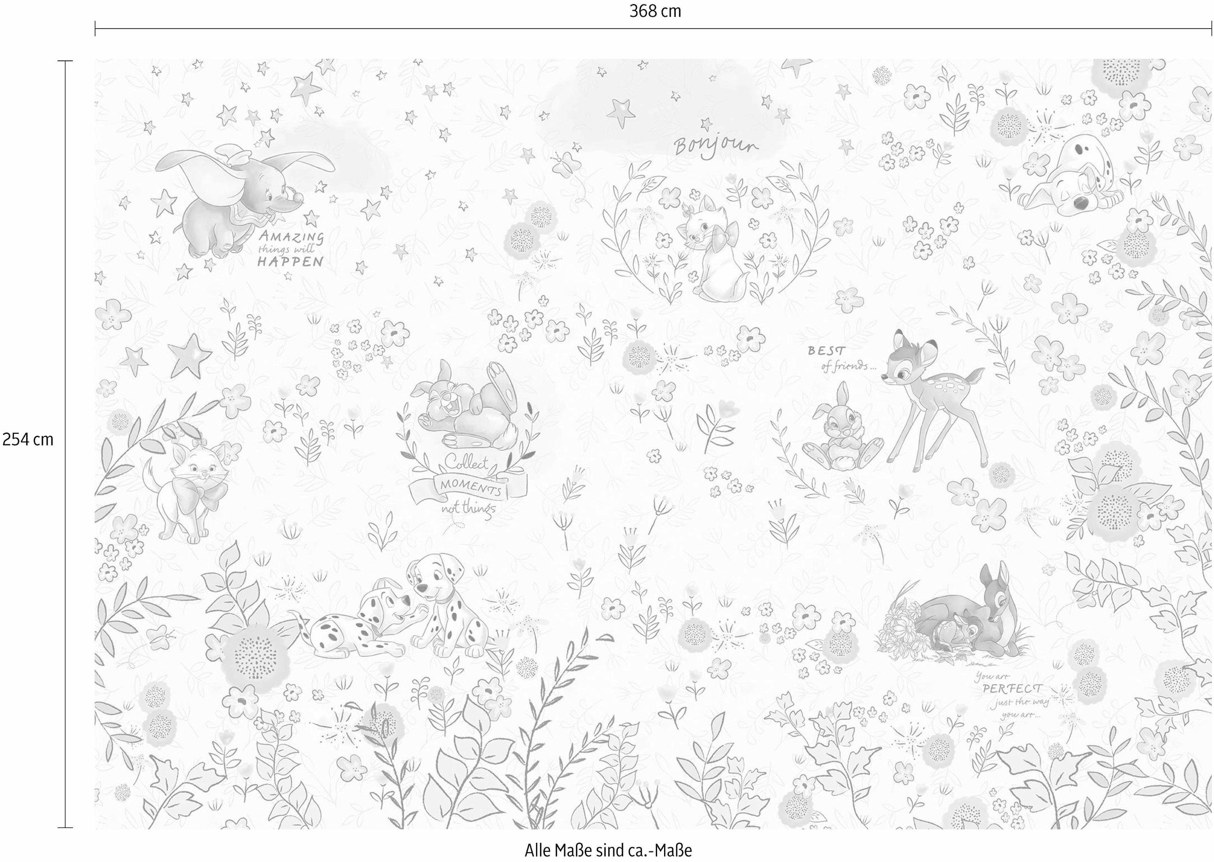 Komar Fototapete »Best of Friends - Grösse 368 x 254 cm« bedruckt glatt Kinderzimmer