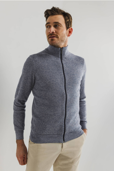 State of Art blauwe heren vest