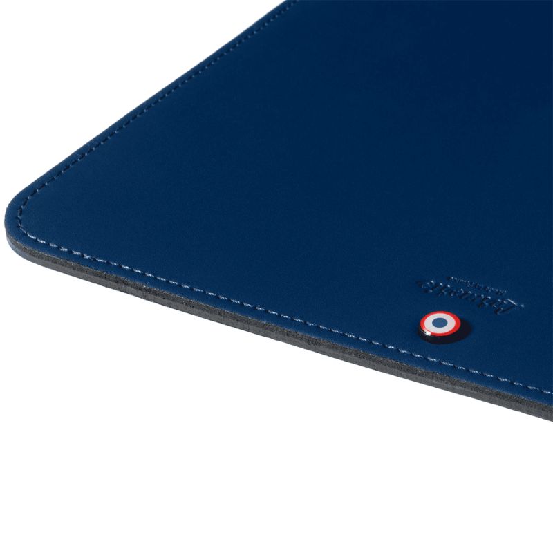 Sous-main Pierre en cuir Lisse 60 cm Lune Bleue