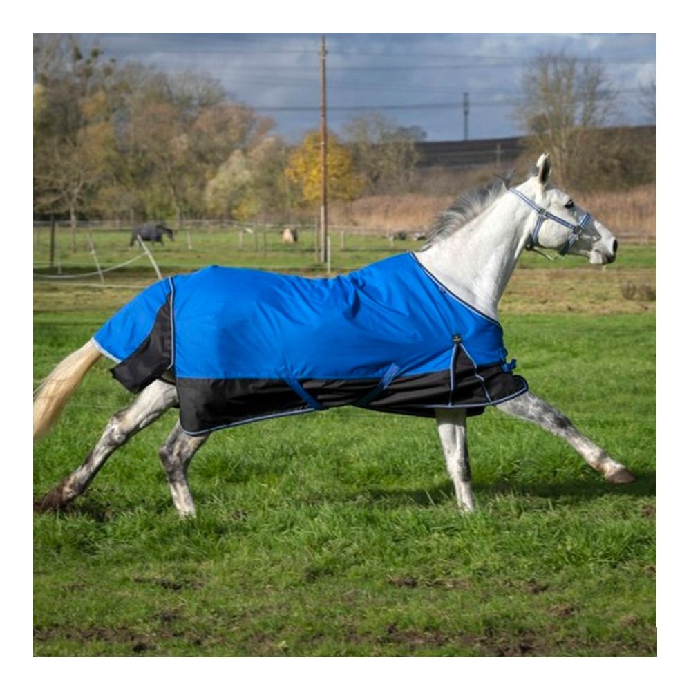 Equitheme TYREX 1200D 0G - Couverture paddock bleu/nr