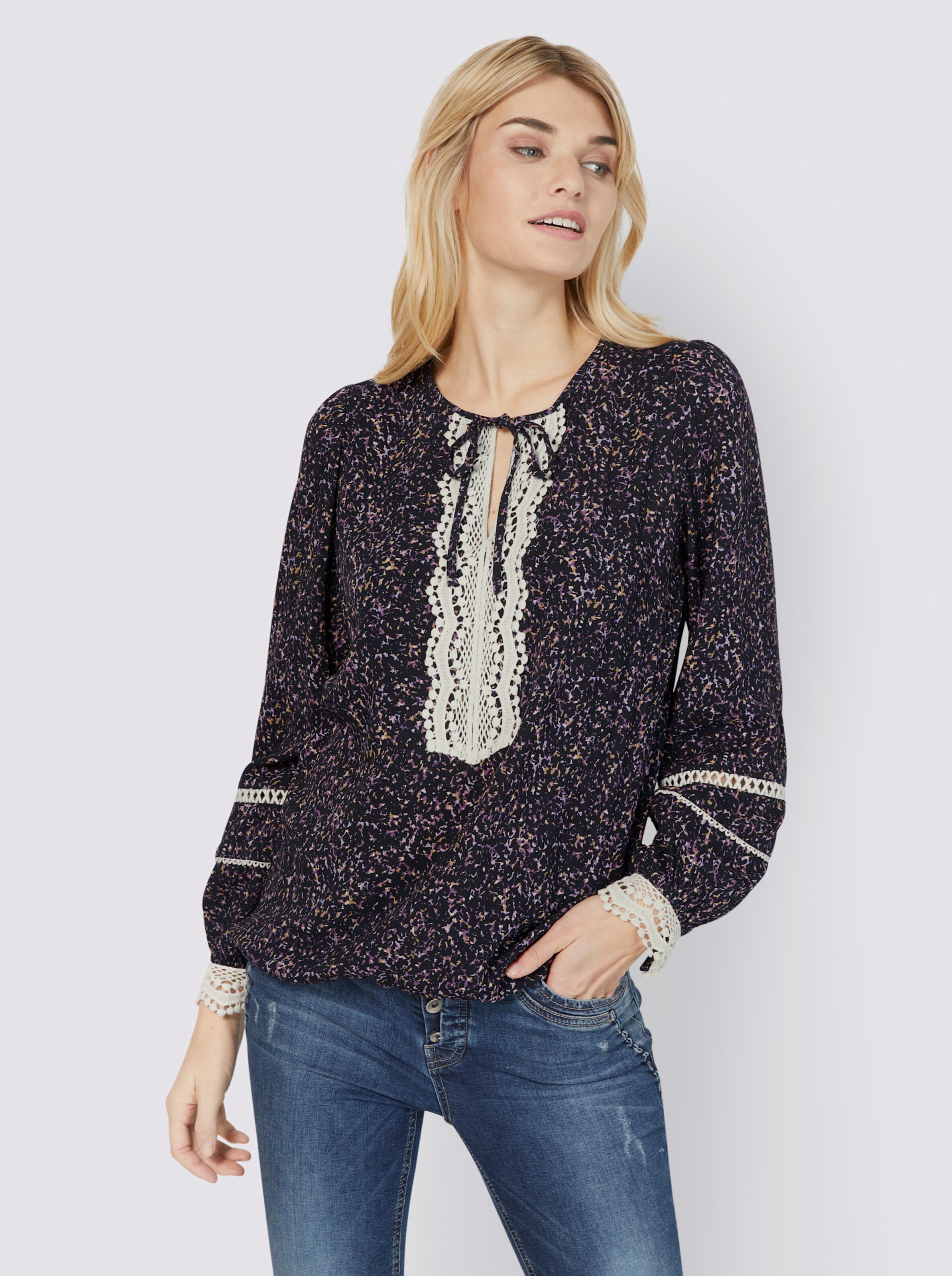 Druckbluse