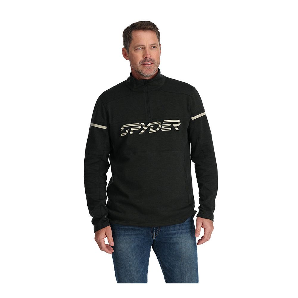 Spyder SPEED FLEECE 1/2 ZIP - Polaire Homme black