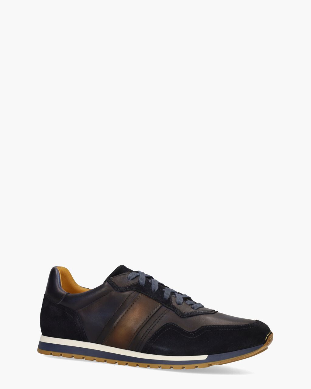 Magnanni 26099 Donkerblauw/Cognac Herensneakers