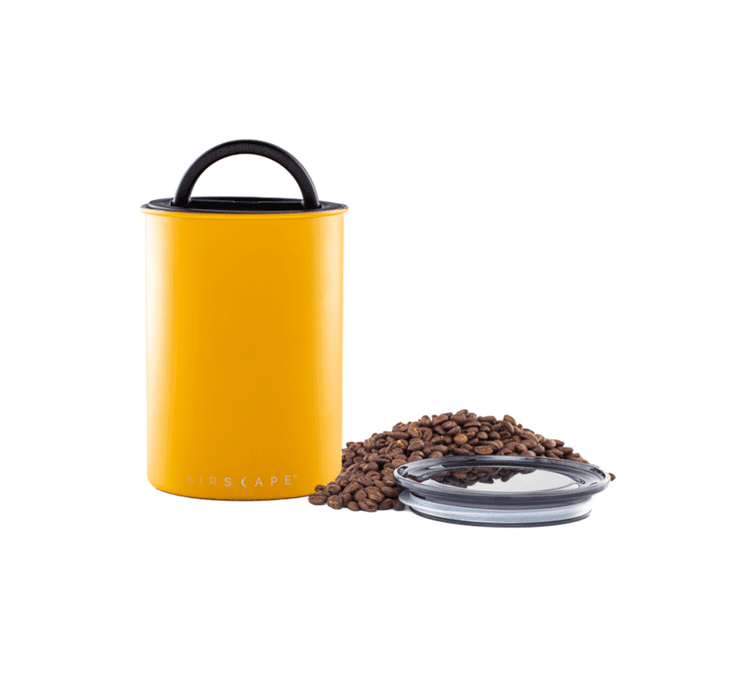 Boîte de conservation métal jaune mat 500gr - Airscape