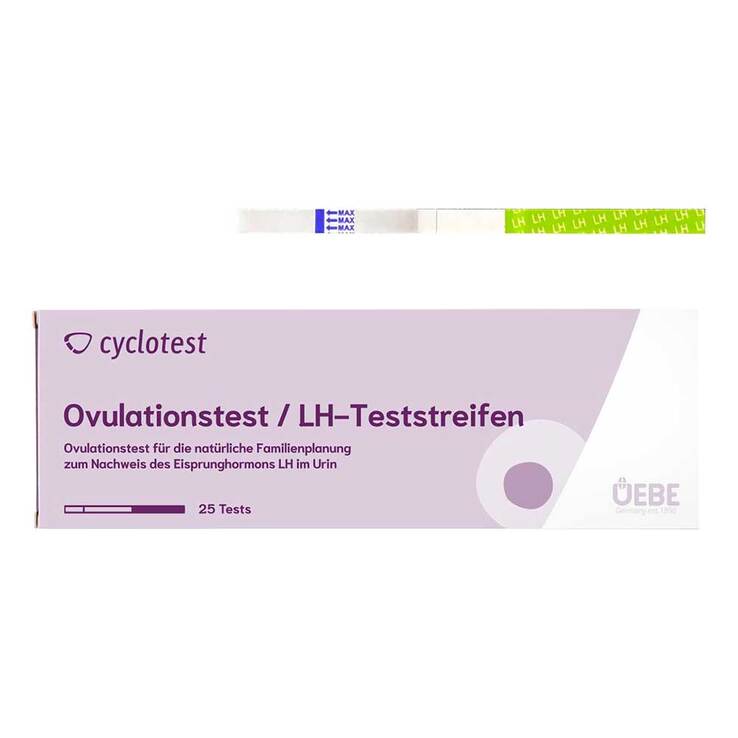 Cyclotest Ovulationstest LH-Teststreifen, 25 St
