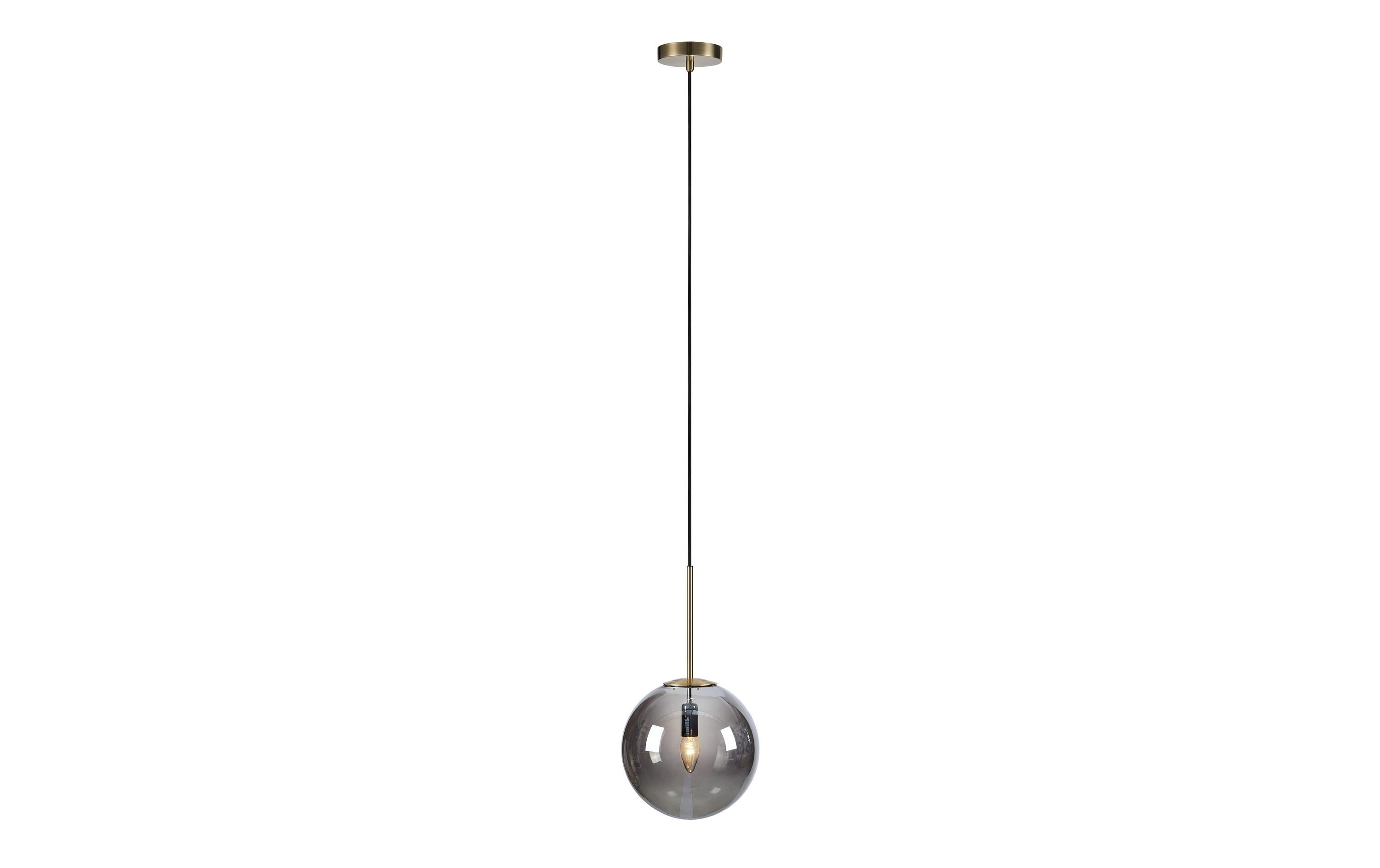 Pendelleuchte Dione, Ø 25 cm, E14, Smoke/AntiqueHängeleuchte zur Deckenmontage