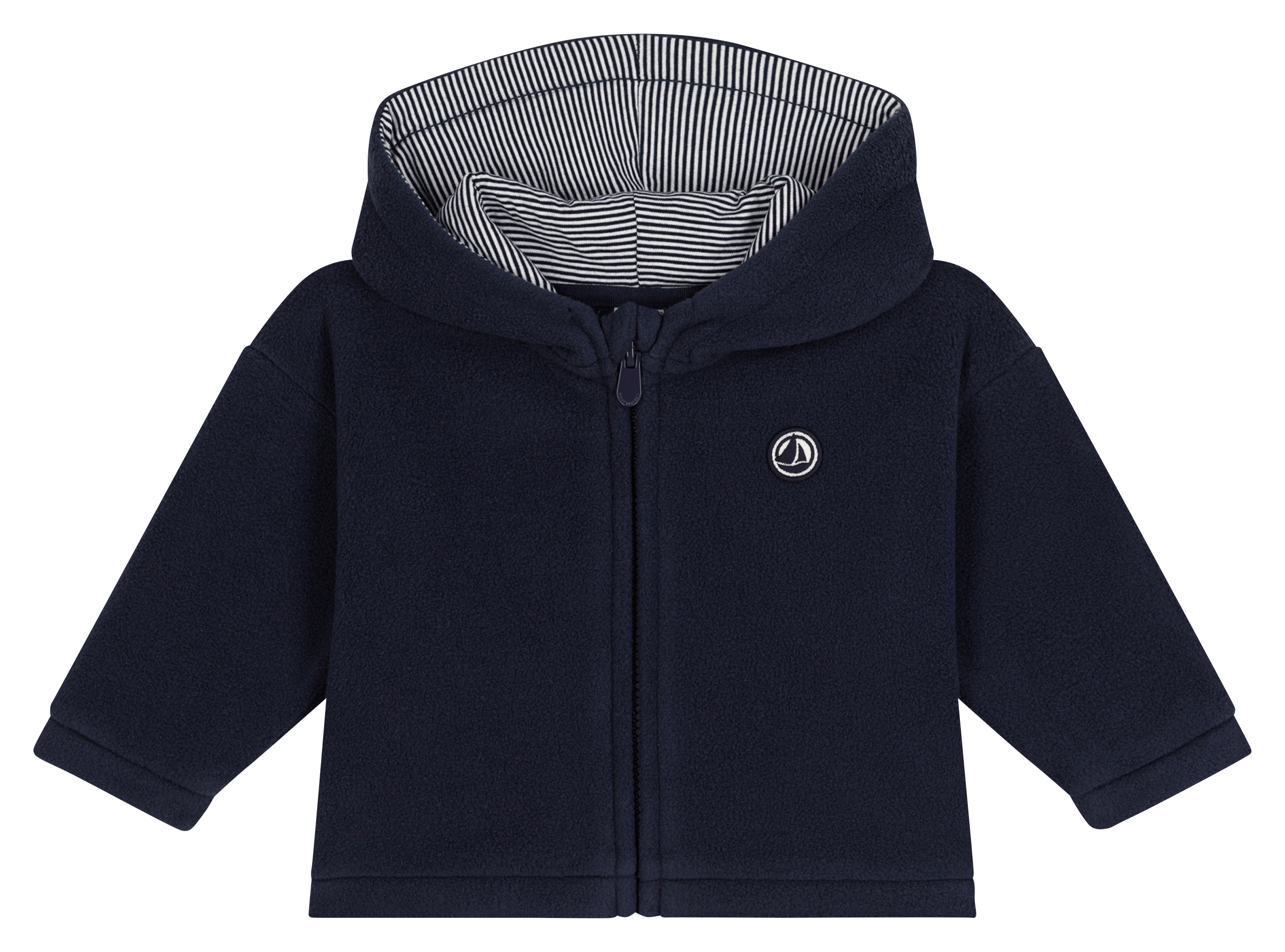 Sweat à capuche droit | Bleu