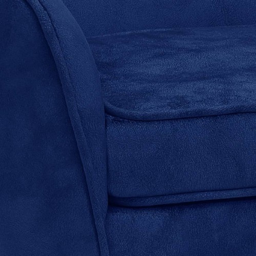 Sofá para cães Vidaxl azul com encosto curvo