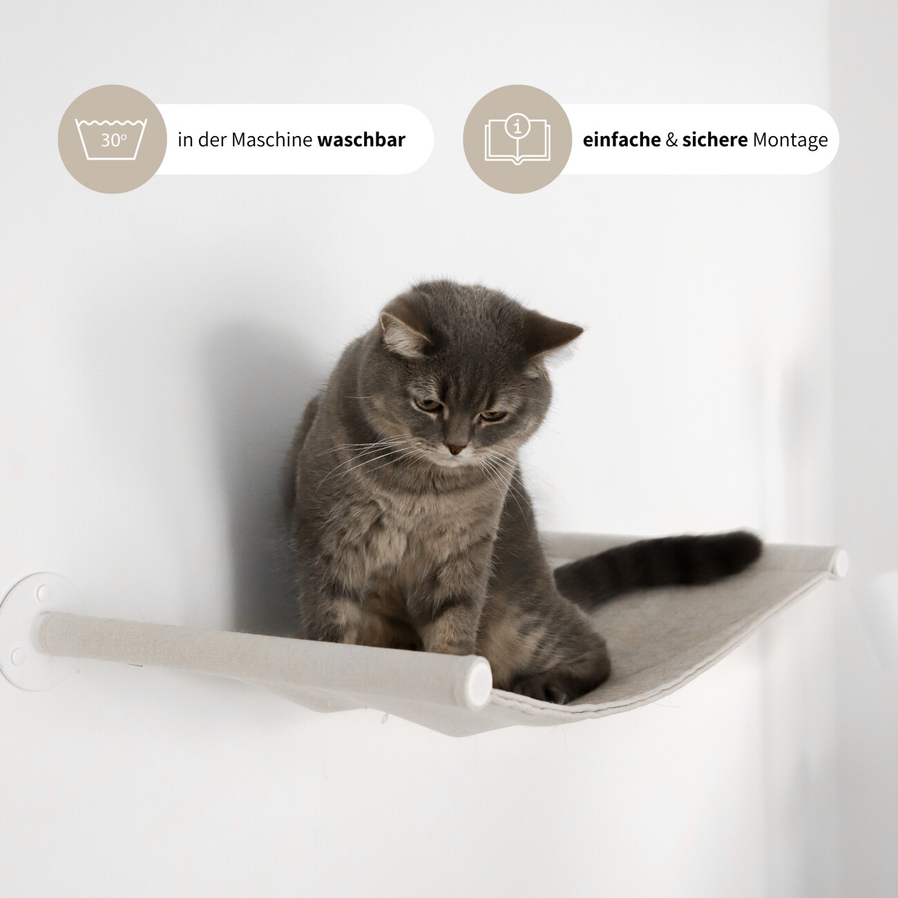 Minty&Marla Hängematte und Wandliege Katze