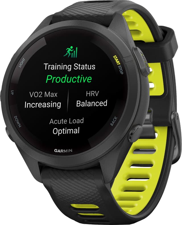 Garmin Forerunner 265S sportsur (sort)