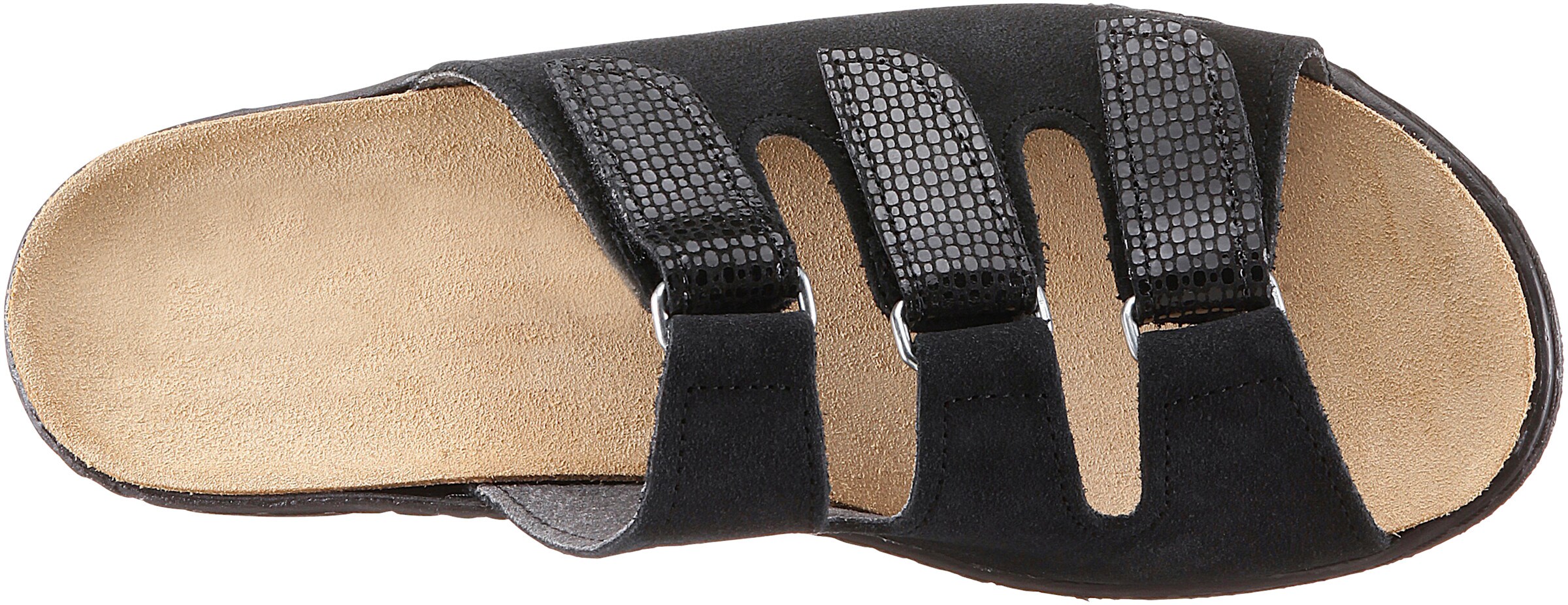 Pantolette in schwarz