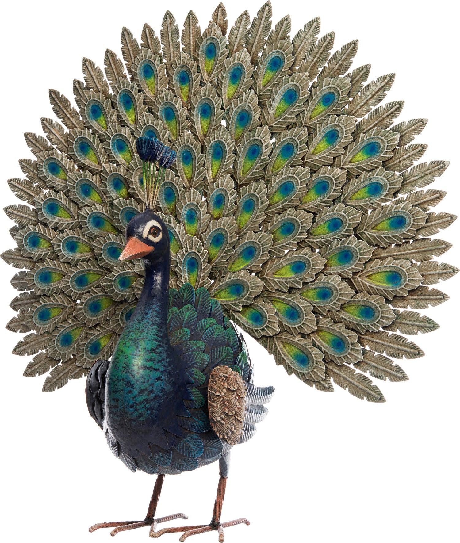 Intratuin tuinbeeld pauw multi 63,5 x 16 x 66,5 cm