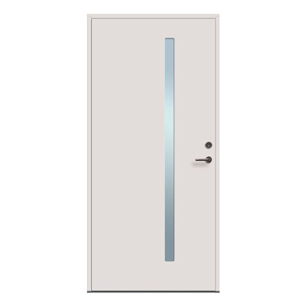 YTTERDØR SOLID ELEMENTS FUNKIS 9X21 VENSTRE M1 HVIT