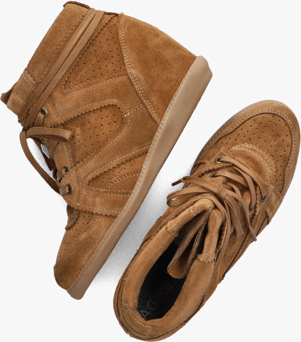 DEABUSED bruine deabused hoge sneaker ziggy