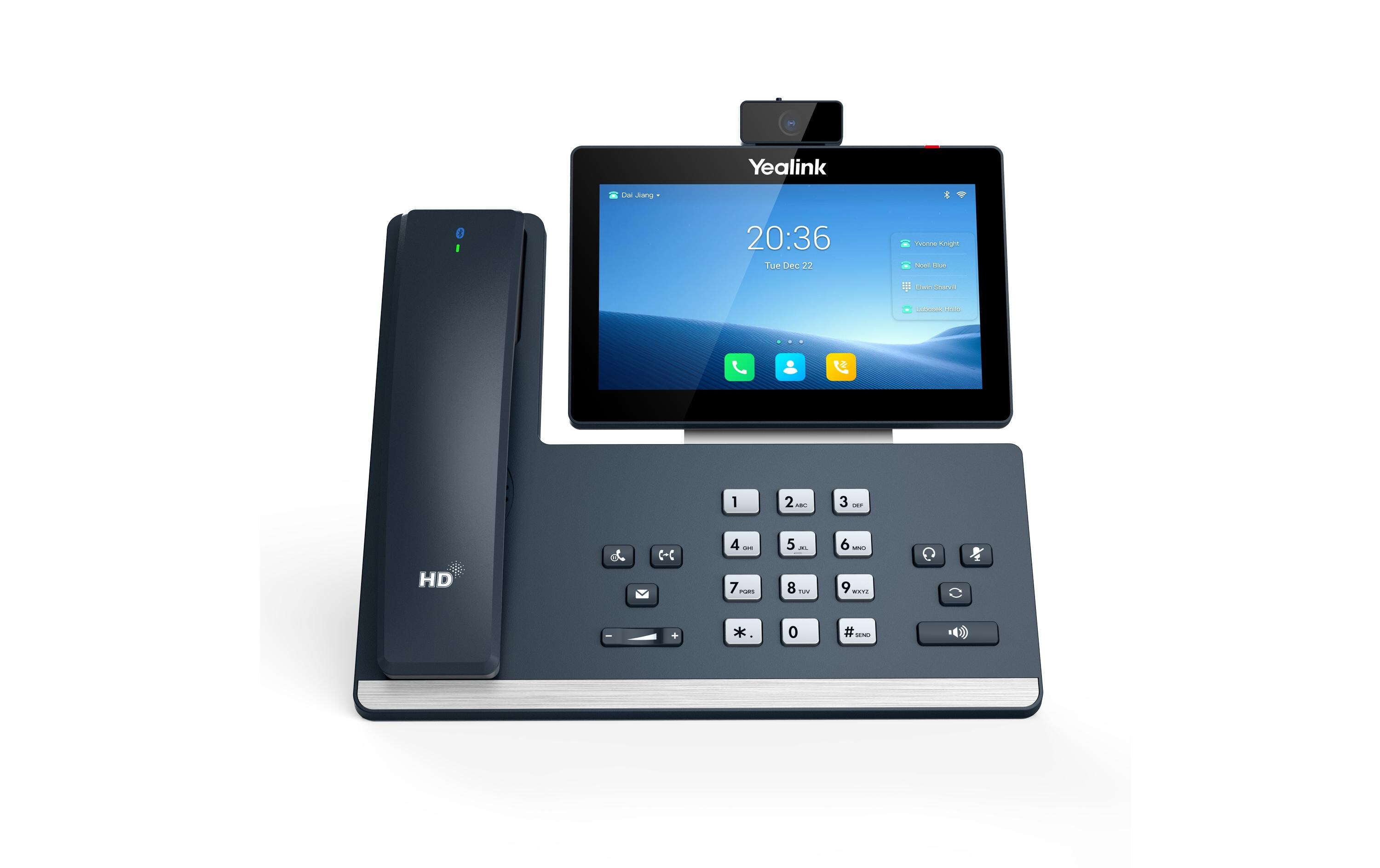 Tischtelefon T58W Pro mit Kamera Grau<br>Einfache Audio- und visuelle Kommunikation