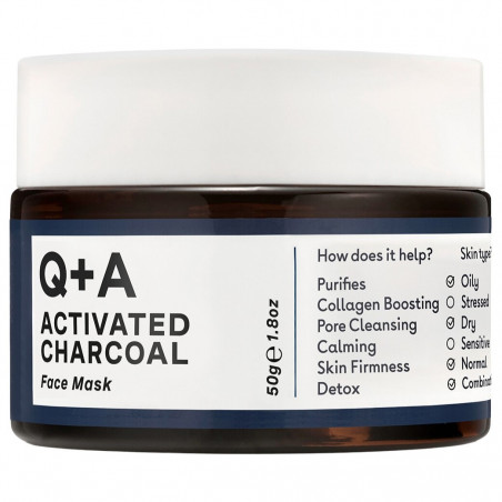 Q+A Activated Charcoal Face Mask