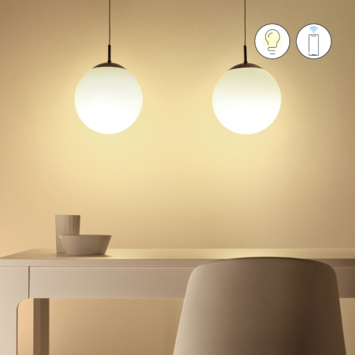 WiZ Connected LED peer E27 60W 2 stuks mat koel tot warmwit licht dimbaar