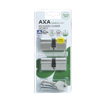 AXA veiligheidscilinder security 30-30mm SKG** gelijksluitend 2 stuks