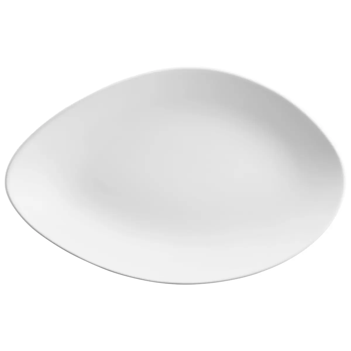 Tellerset tief. 4 tlg. GLENDALE weiss,schwarz