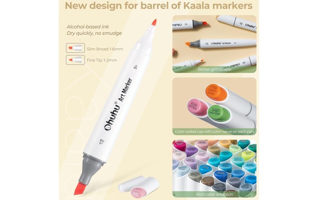 Marker »Ohuhu Kaala 60 Stück«