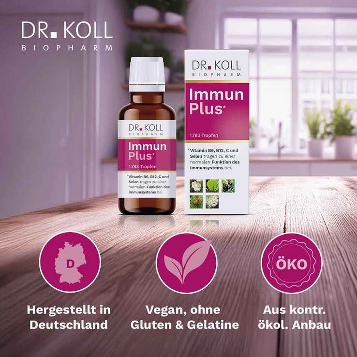 Immun Plus Dr. Koll Gemmo Komplex Vit.B6 B12 Selen, 50 ml
