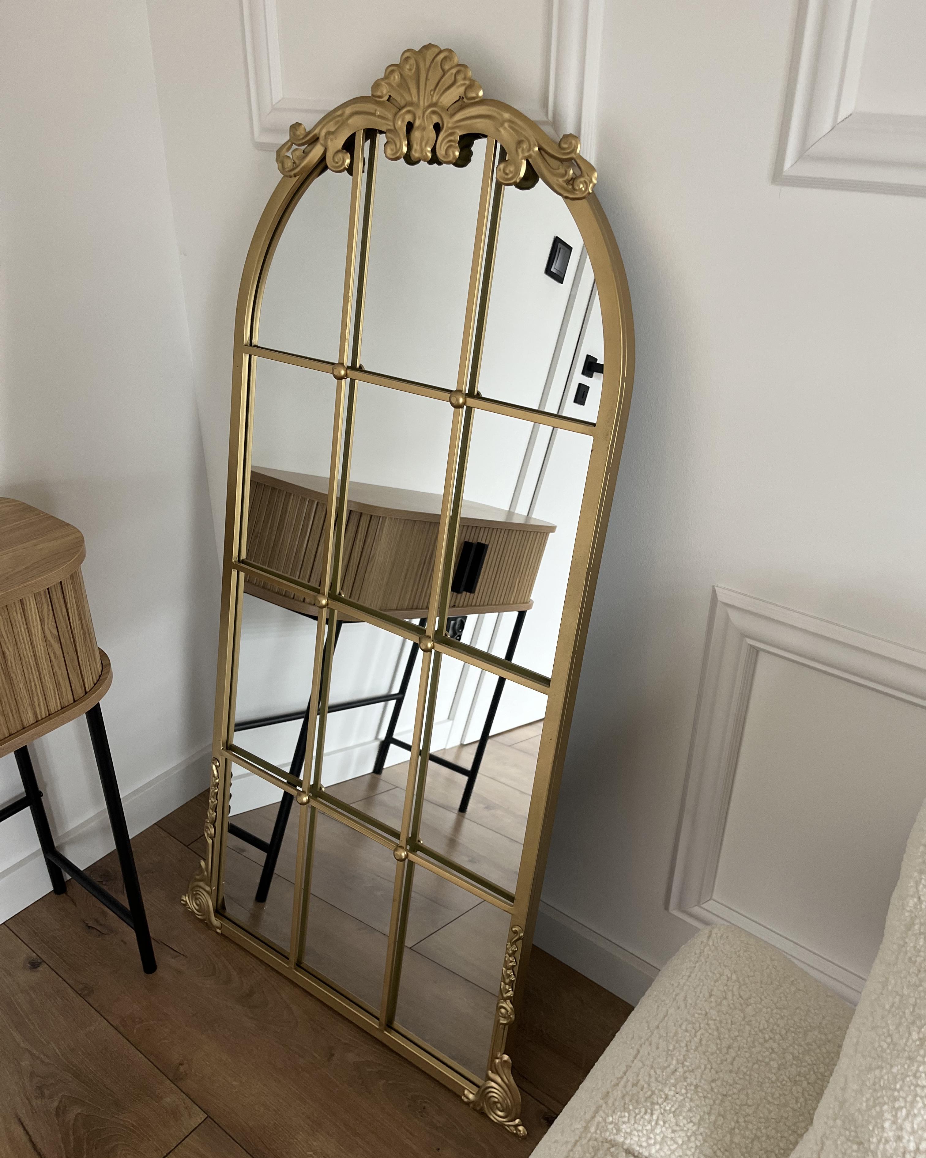 Wandspiegel NOIDAN 66 cm 124 cm Metaal Goud