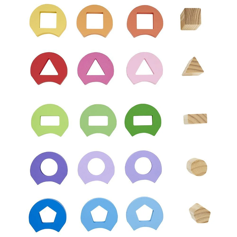 Fleur d'éveil en bois certifié FSC® Montessori