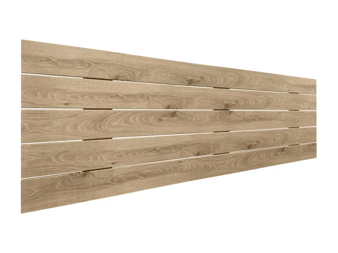 DHOME Tête de lit en bois recyclé DM Style Palette Horizontale 160x46cm Lits 150/160 - Bois Cambrian