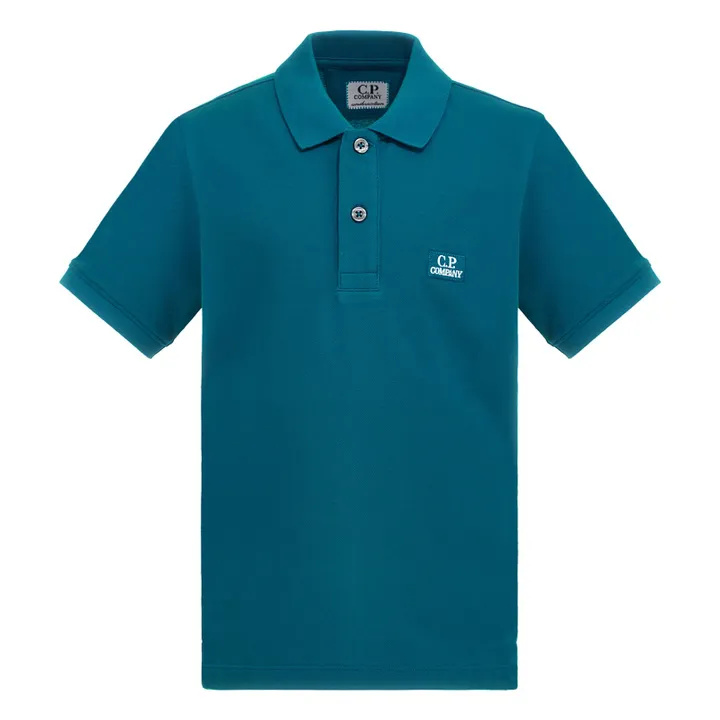C.P. Company Polo Logo | Bleu canard