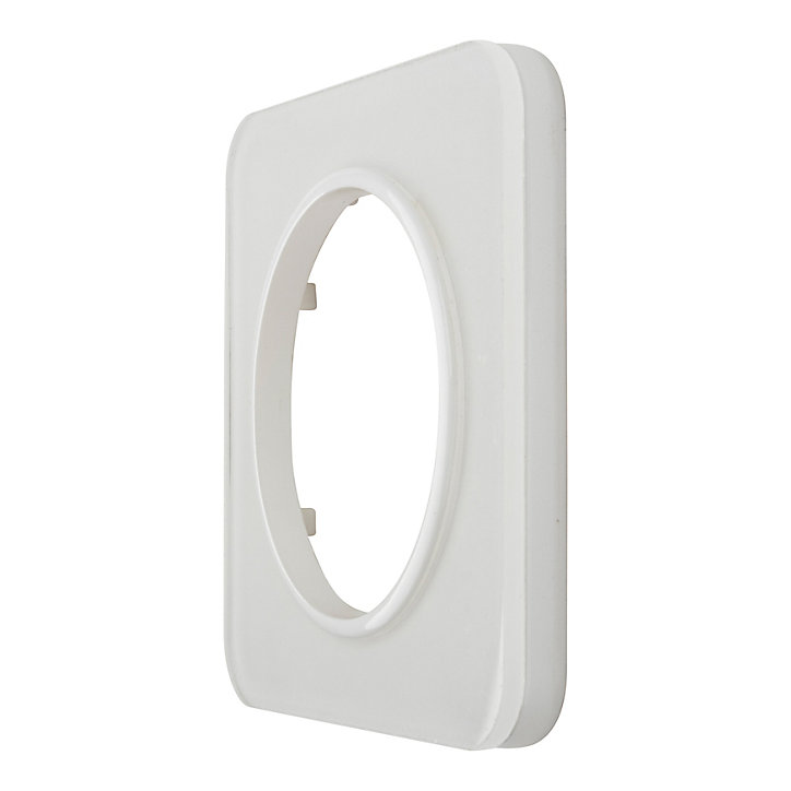 Plaque de finition simple Jacobsen Espen verre blanc