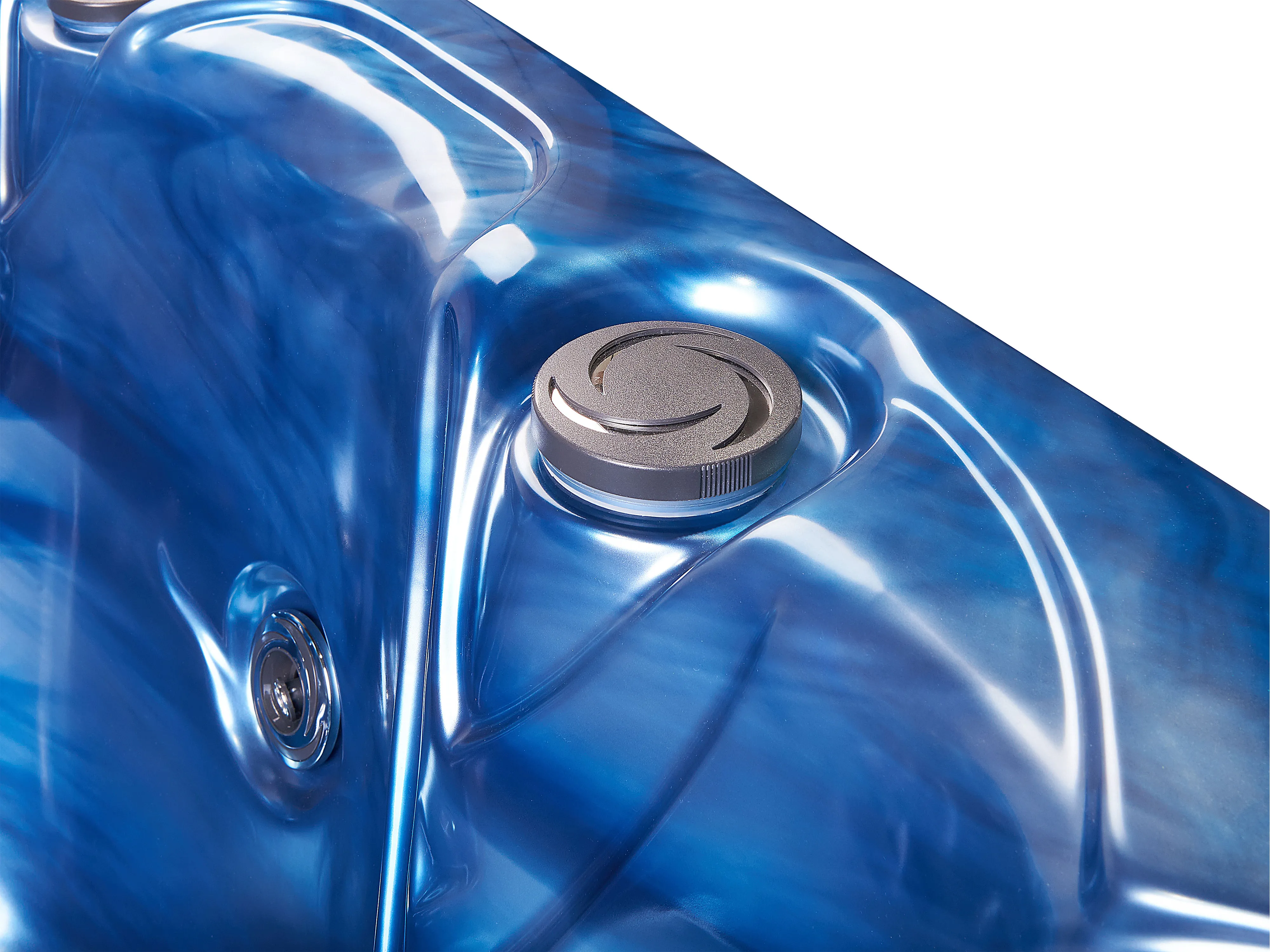 Buiten hottub met LED LASTARRIA Blauw