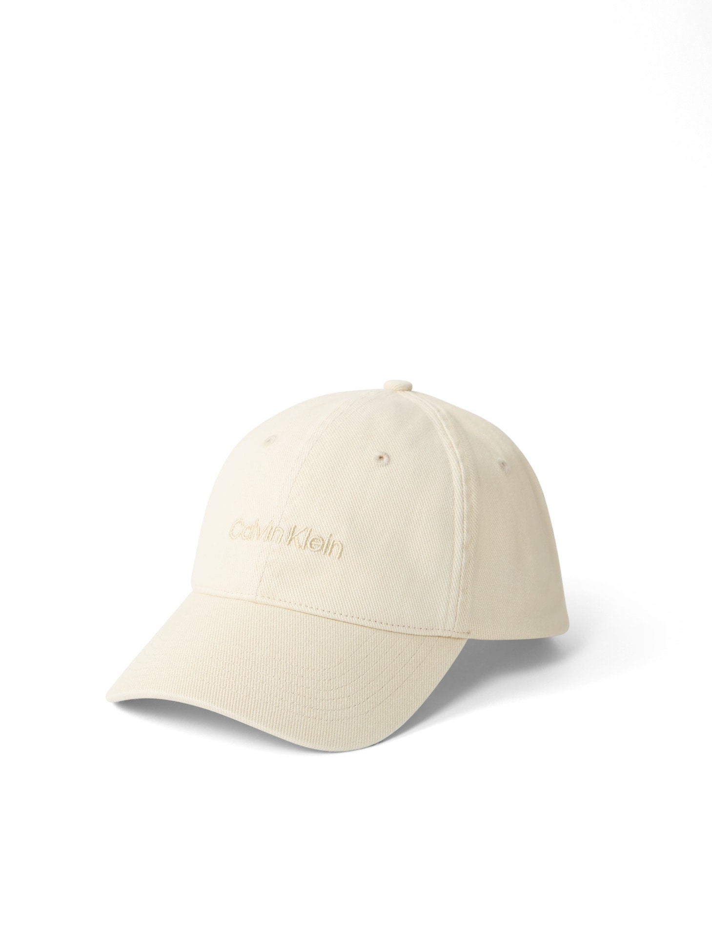 Calvin Klein Jeans Baseball Cap »TTLCS EMBRDRY DNM BS« Mit festem Schirm
