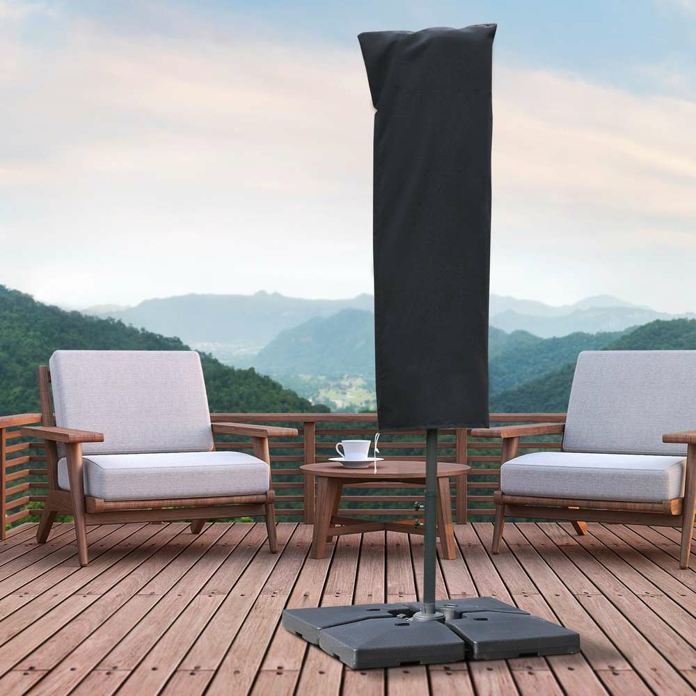 Housse de protection imperméable pour parasol droit polyester oxford